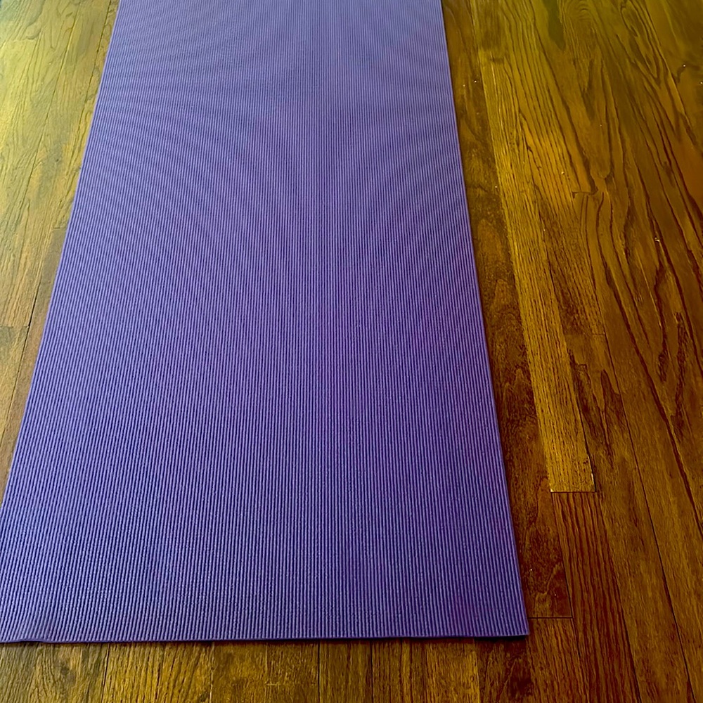 Purple yoga mat